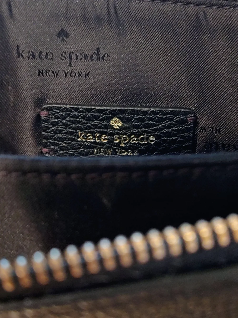 kate spade New York Black Pebbled Leather Crossbody Bag